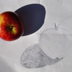 1_Karin Ebert  Apfel handgemalt  