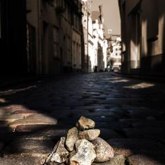 5_Maren Winter  Steine im Weg zwischen Denkmal