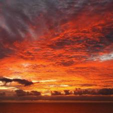 Brennender Himmel