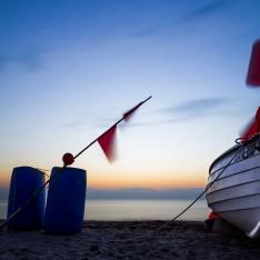 Das Boot am Strand