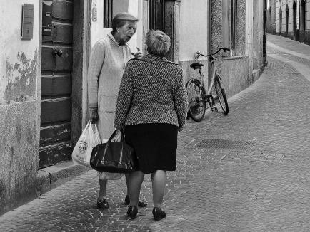 Neighbours talking