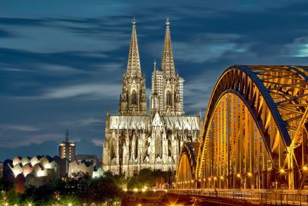 Abend in Köln
