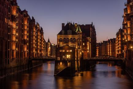 In der Speicherstadt