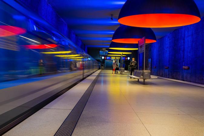 Leaving subway