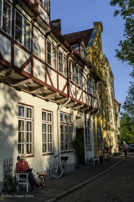 Fassade im Abendlicht