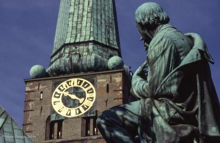 Blick zur Uhr