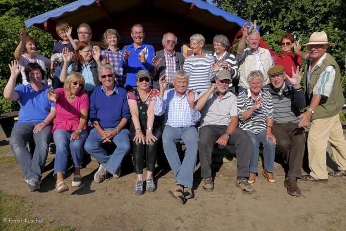 Fröhliche Runde in Trappenkamp