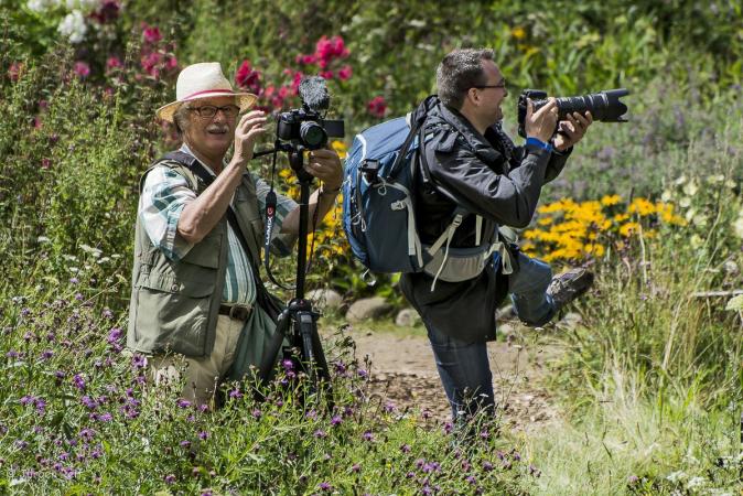 Ernst und Hendrik in vollem Einsatz