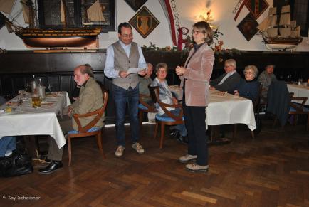 Hendrik und Iris verkünden die Jahressieger